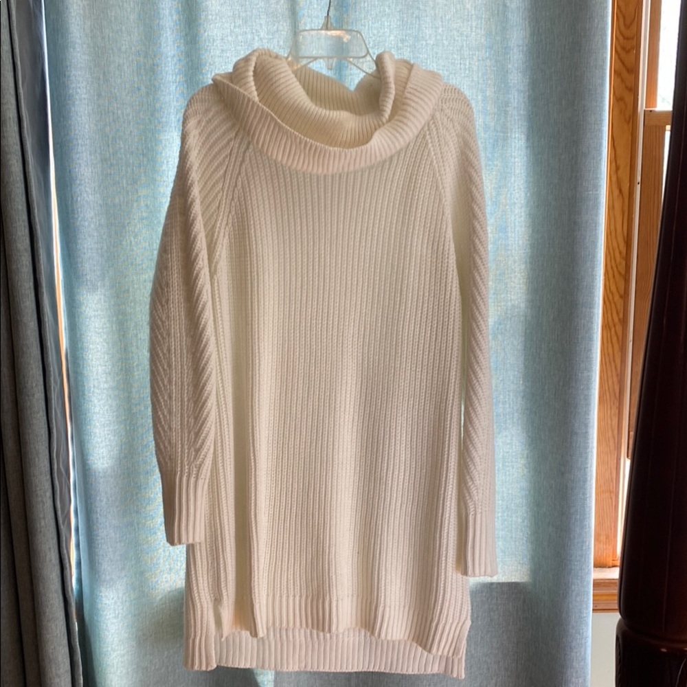 Cozy White Turtleneck Sweater